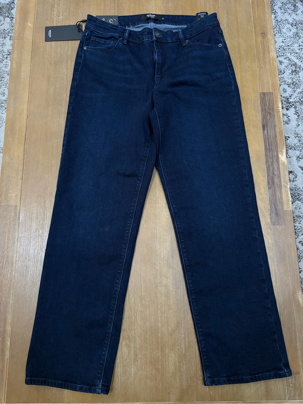 Hudson Jeans Women's Straight Leg Jeans in Dark Indigo